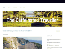 Tablet Screenshot of caffeinatedtraveller.com